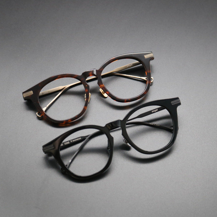 Stylish Round Eyeglasses Frames 0309 - Dual Purpose Reading & Fashion Glasses for Men & Women - Perfect for Office, Reading, and Everyday Wear