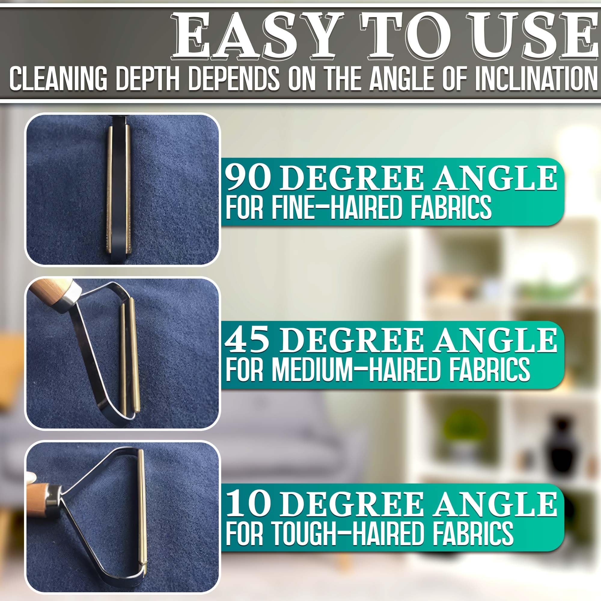 2-Pack Reusable Pet Hair Remover Roller - Lint Brush for Clothes, Couch, Blanket & Car Upholstery - Effective Fur Removal Tool for Pet Owners & Home Cleaning (Perfect for Travel, Office & Daily Use)