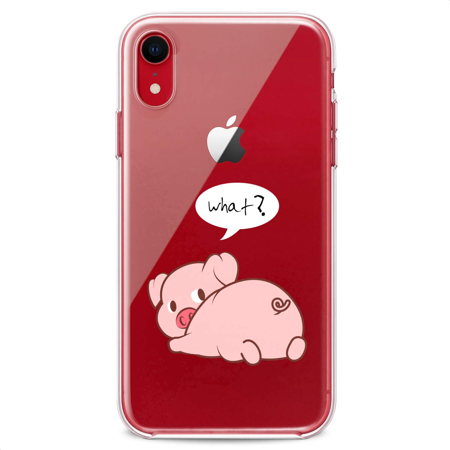 Premium TPU Phone Case for iPhone 16/15/14/13/12/11 Pro Max/Plus/Mini/XS/XR/X/8/7/6/5/SE - Cute Kawaii Animal Patterns, Slim Pink Design with Funny Quotes | Perfect for Girls, Teens & Trendy Protection (School, Work, Travel)