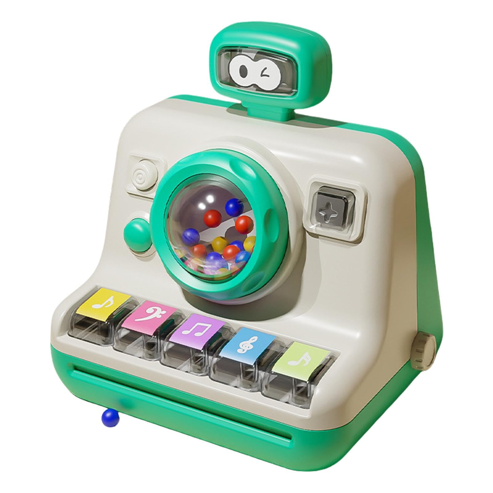 Kids Musical Keyboard Toy with Camera Design - Interactive Learning Toy with Sound & Lights | Educational Musical Instrument for Toddlers & Children | Perfect for Birthday Gifts, Early Music Education & Playtime Fun