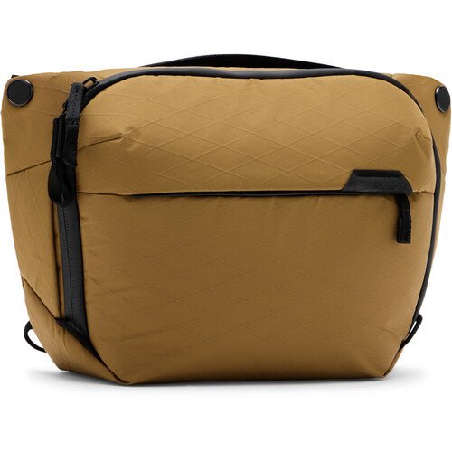Peak Design Everyday Sling 6L V2 Camera Bag - Waterproof & Lightweight Coyote Brown Crossbody Sling for Photographers, Travel & Daily Commute