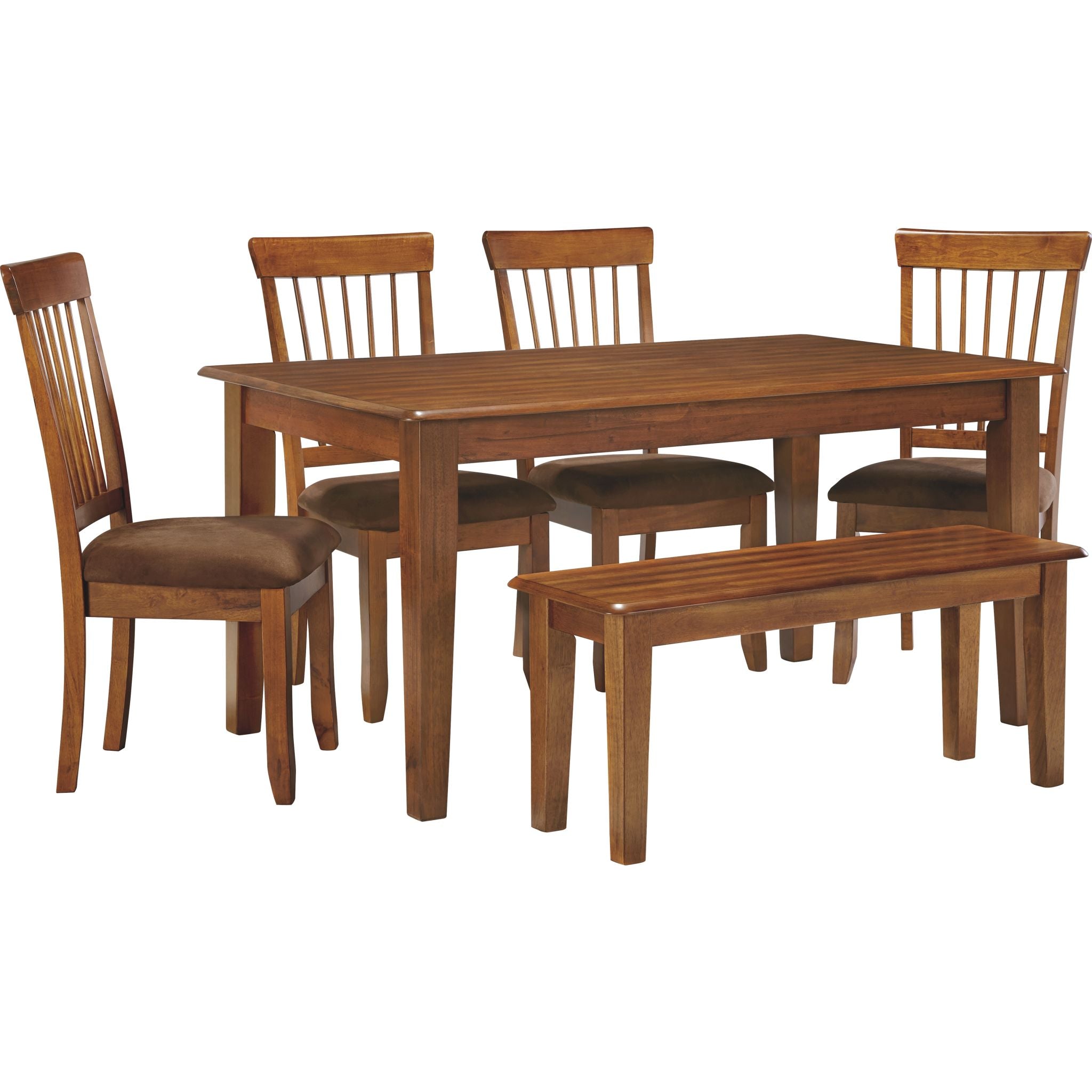 Berringer Casual Dining Table Set - Modern Wooden Kitchen & Dining Room Furniture for Family Gatherings & Dinner Parties