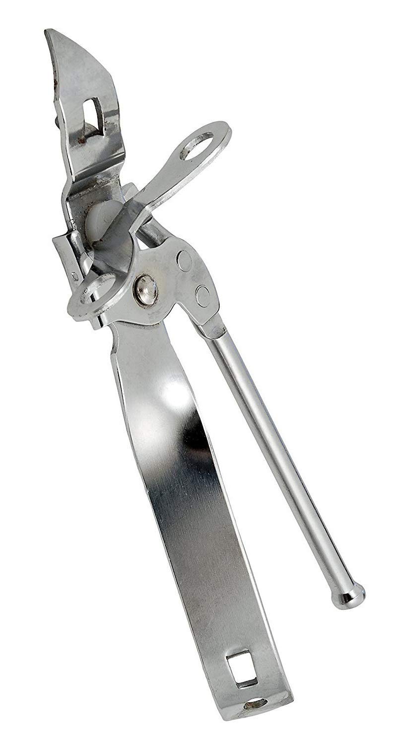 Premium Stainless Steel Bottle Opener - Corkscrew Wine Opener & Smooth Edge Can Opener for Beer, Soda, Wine - Perfect for Home, Bar, Camping & Outdoor Adventures