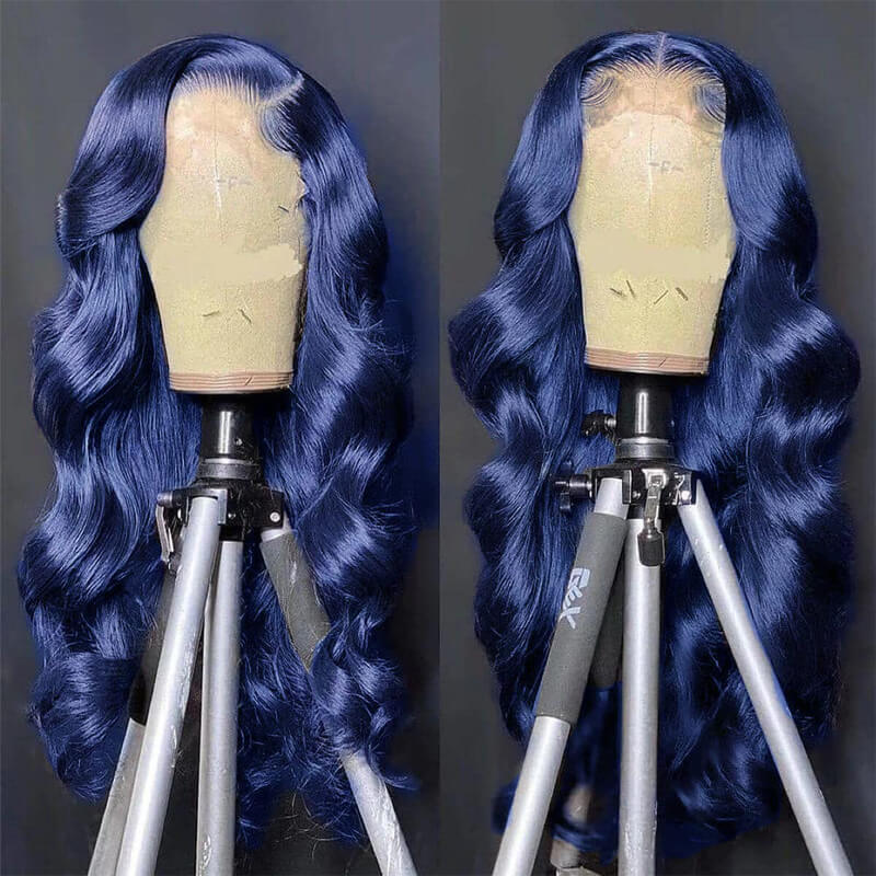 Eullair 28 Inch Body Wave Human Hair Wig with 13x4 Lace Frontal - Natural Wavy Colored Wig for Fall | Affordable & Cost-Effective Choice | Perfect for Daily Wear, Cosplay, and Special Occasions
