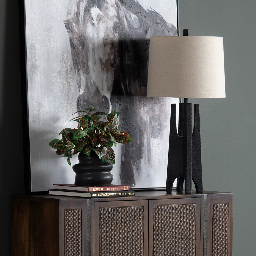 Alterna Modern Table Lamp - Adjustable LED Desk Light for Home Office, Bedroom & Living Room - Perfect for Reading, Working & Relaxing