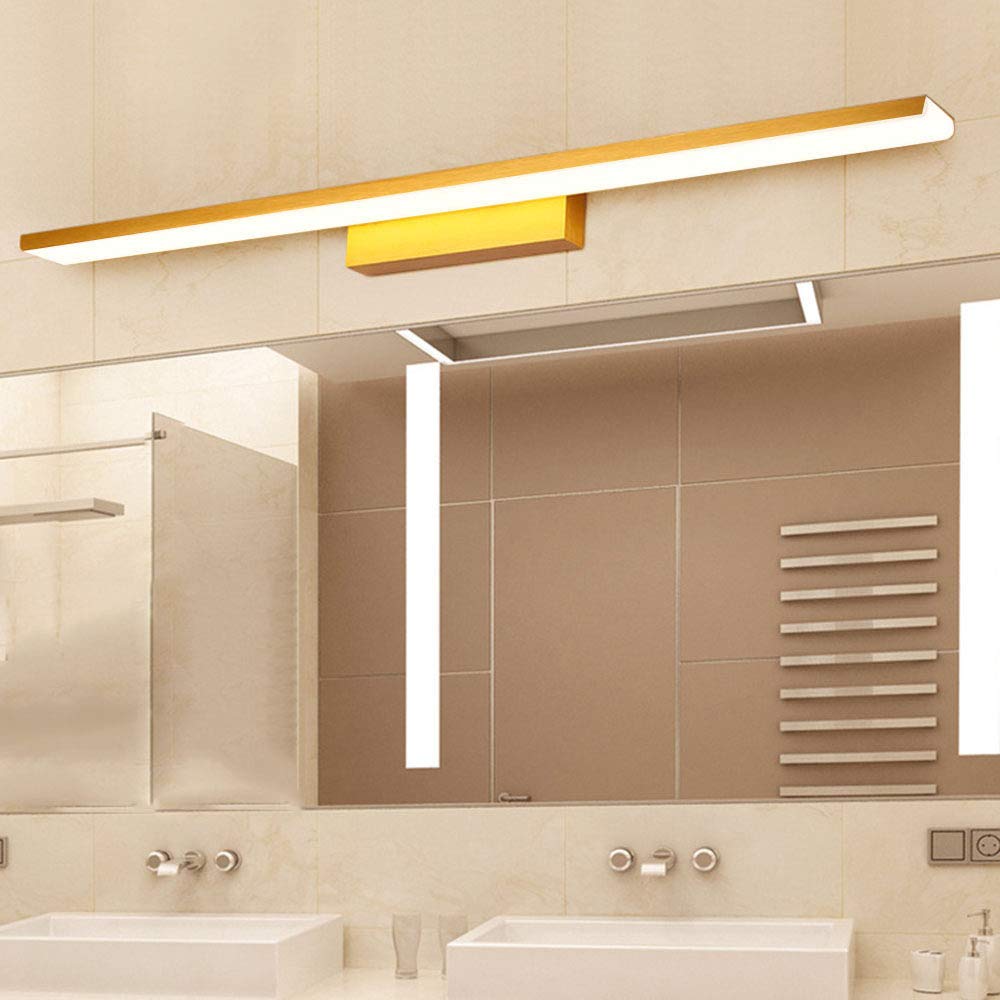 Modern Adjustable Vanity Lights for Bathroom Mirror - 16W White LED Wall Mounted Lighting Fixture (41cm) - Perfect for Makeup, Shaving & Grooming