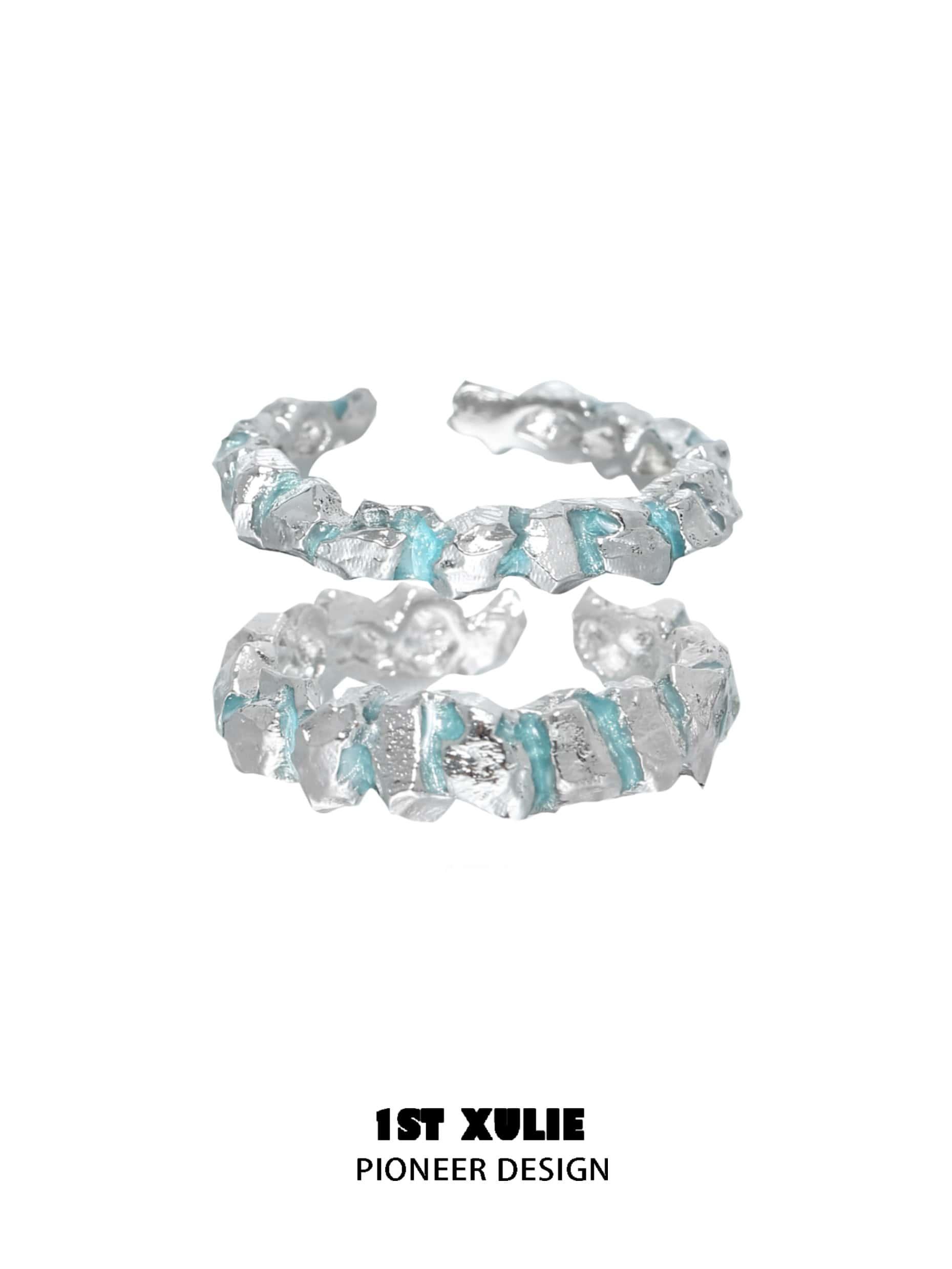 S925 Sterling Silver Drip Wax Ring™ - Elegant Handmade Jewelry for Women | Perfect for Beach Weddings, Date Nights & Boho Fashion Accessories