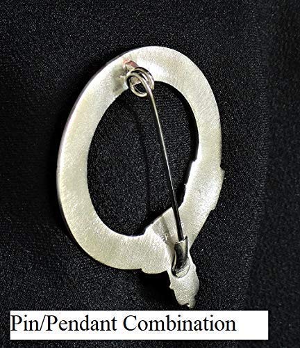 MacIntyre Clan Crest Badge - Authentic Scottish Heritage Jewelry in Solid Sterling Silver - Perfect for Tartan Weddings, Highland Games & Celtic Pride Gifts