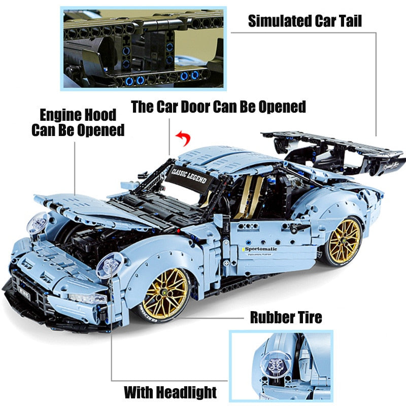 IM MASTER Porsche 911RSR Modified All-Terrain Drift RC Car - High Performance Remote Control Racing Vehicle for Off-Road, Sand, Grass & Dirt Tracks