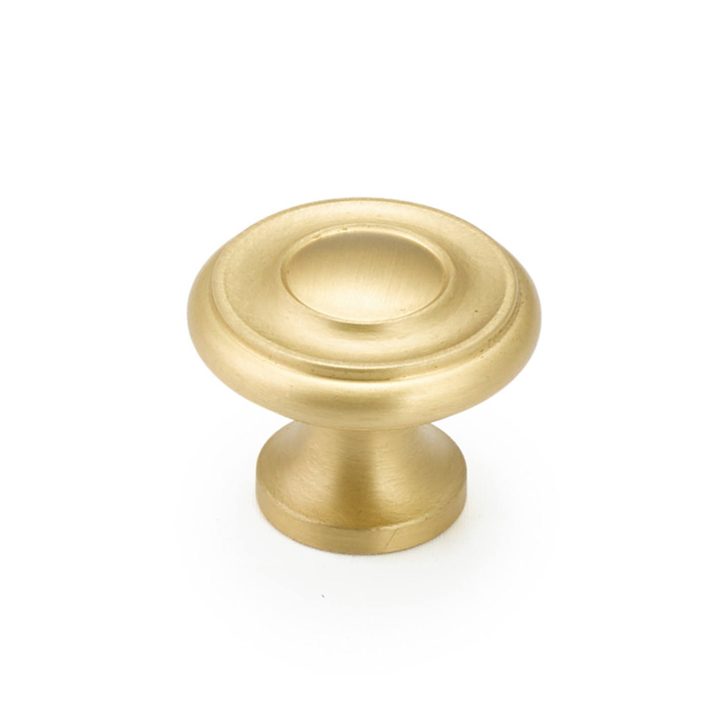Traditional Jolie Drawer Pulls in Satin Brass - Vintage Cabinet Handles for Kitchen & Bathroom Renovation
