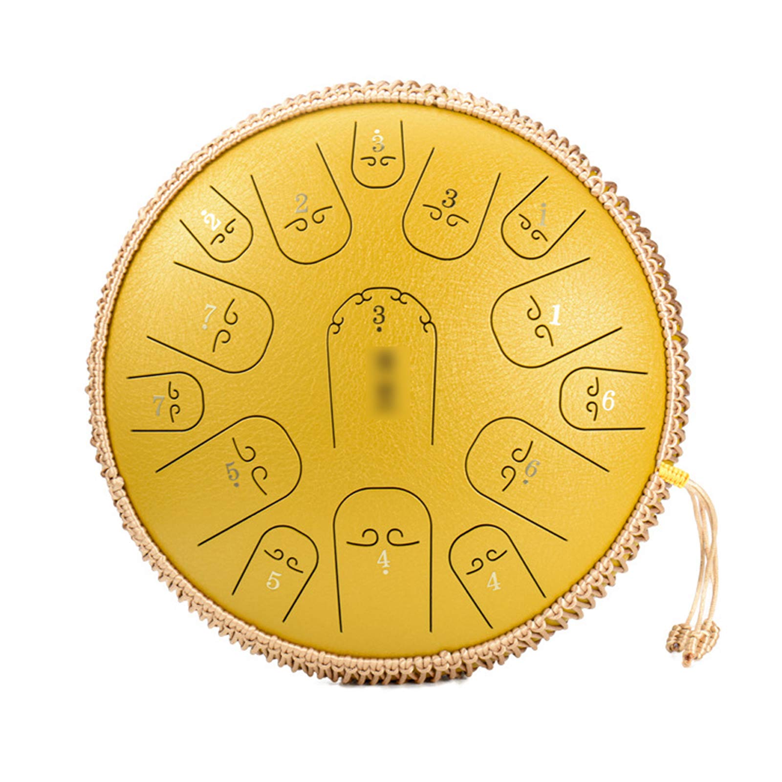 ATRNA 14 Inch Steel Tongue Drum - 15 Note Percussion Instrument | Handpan Drum for Meditation, Yoga & Zen | Chakra Healing & Sound Therapy | Perfect for Relaxation, Music Therapy & Spiritual Practices