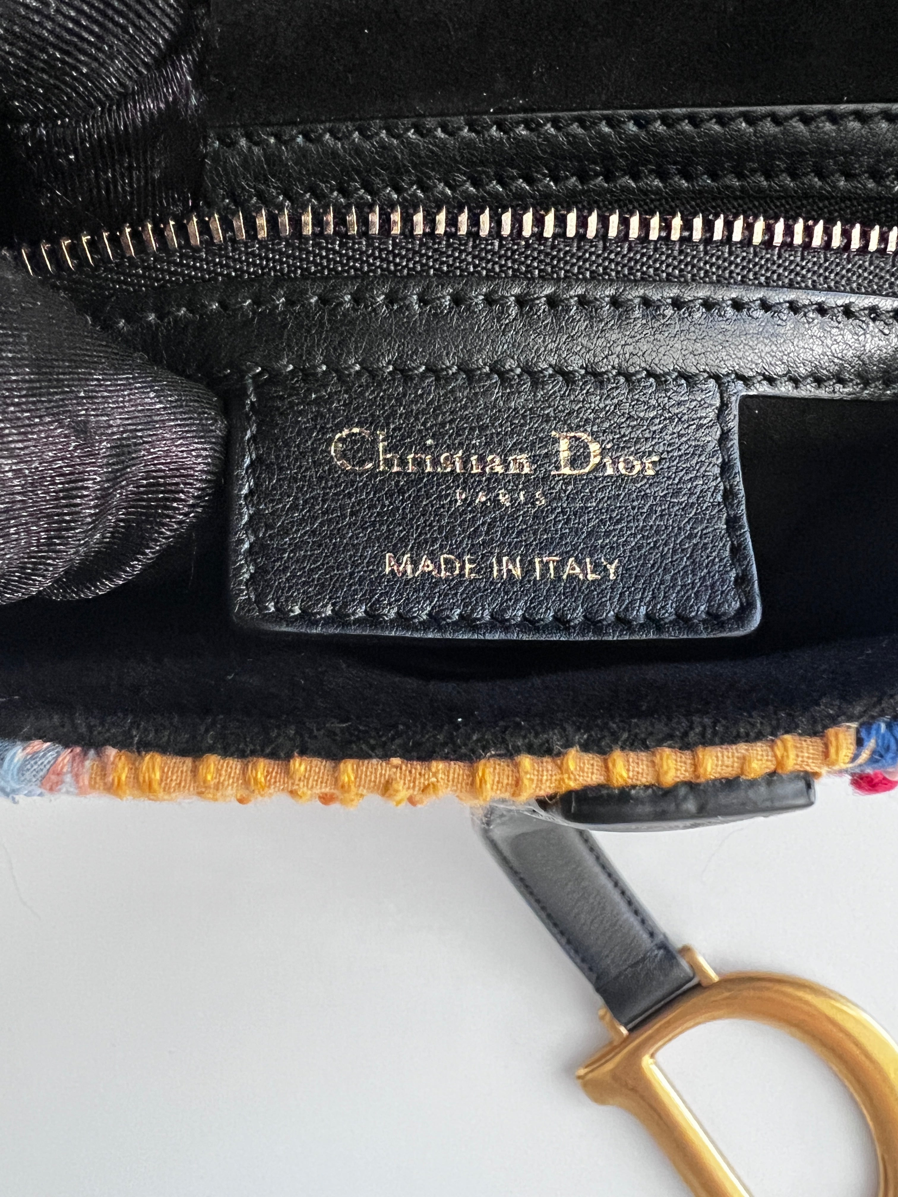 Dior Love & Peace Beaded Saddle Bag 2018 Collection - Luxury Crossbody Purse for Women, Perfect for Parties, Weddings & Special Occasions