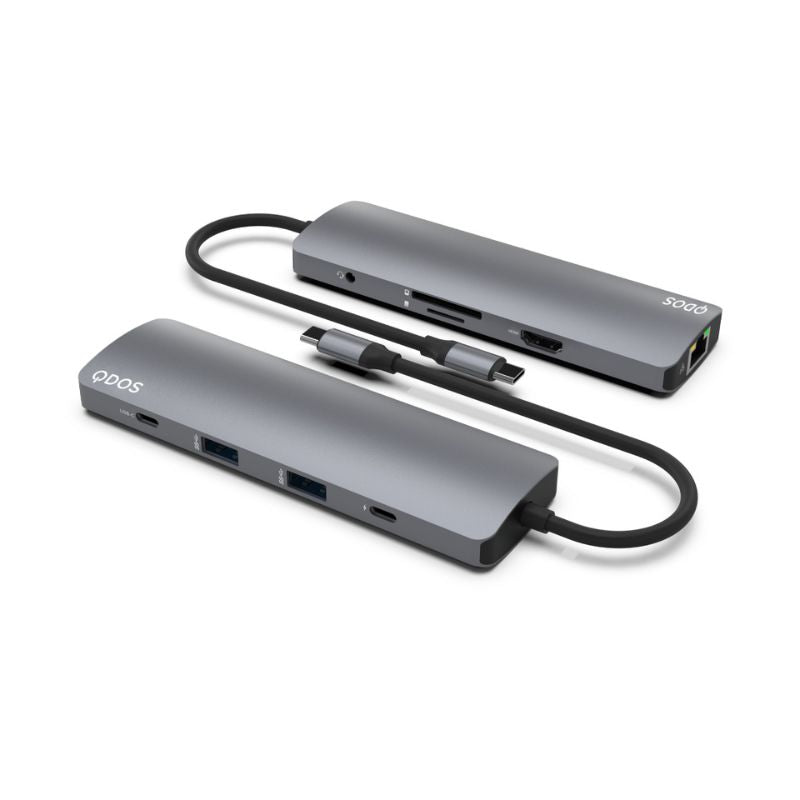 9-in-1 USB C Hub Multi-Port Adapter with HDMI, USB 3.0, SD/TF Card Reader - Perfect for MacBook, iPad Pro, Chromebook & More
