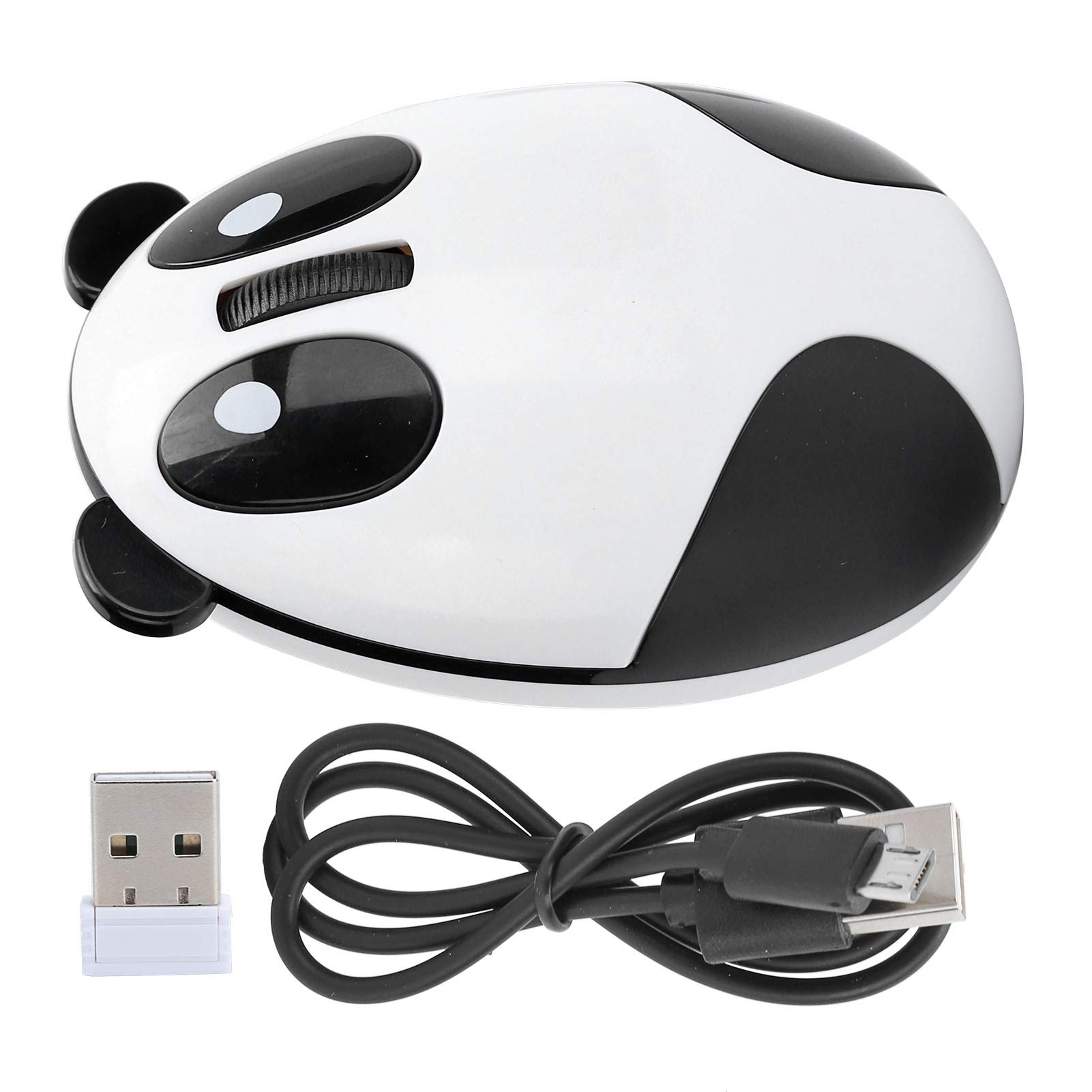 2.4GHz Panda Optical Sensor Wireless Mouse - Universal for Laptop, Desktop, PC, Notebook - Ergonomic Design for Home, Office, Gaming