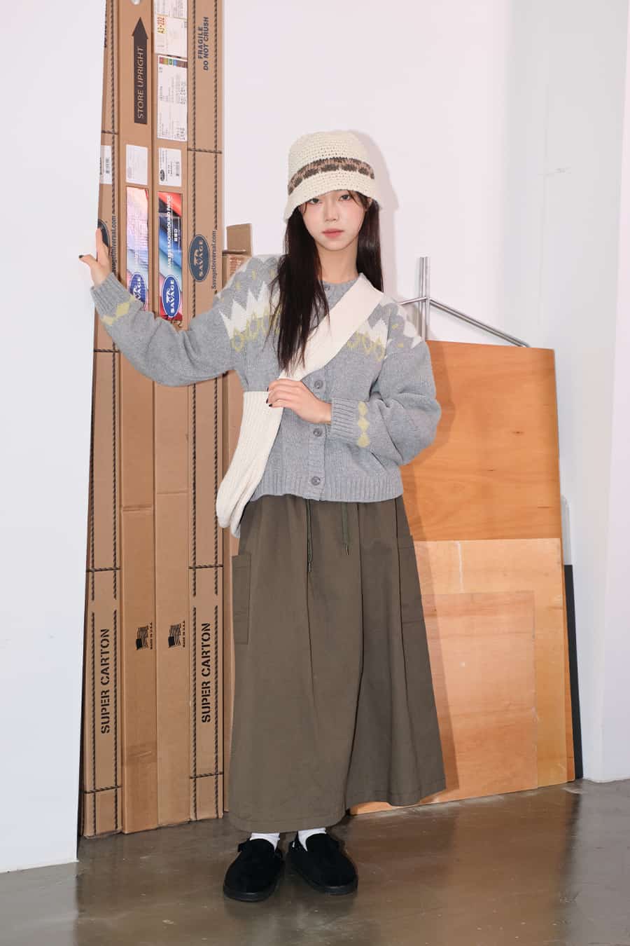 Cargo Maxi Skirt F1 - Women's Stylish Utility Long Skirt with Pockets | Perfect for Outdoor Adventures, Travel & Casual Wear
