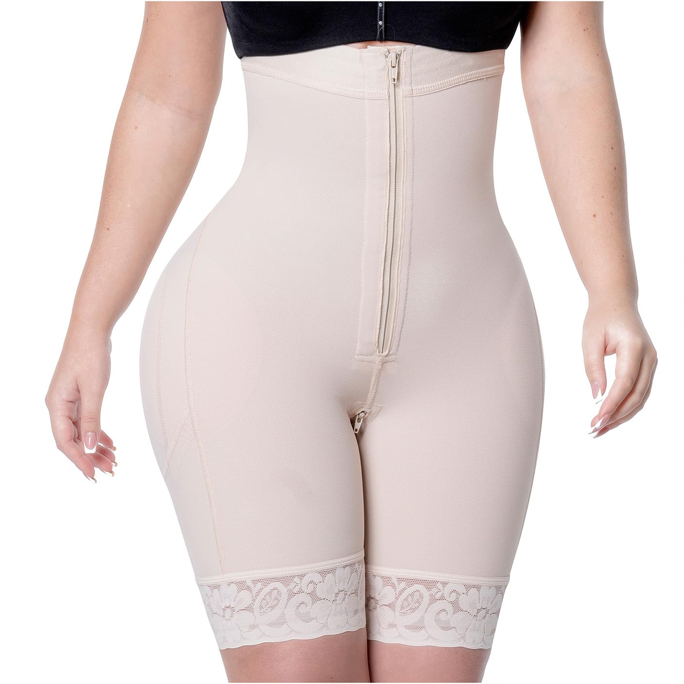 Sonryse High Waisted Butt Lifting Shaper Shorts - Women's Shapewear & Fajas Colombianas for Tummy Control & Body Shaping - Perfect for Workout, Daily Wear & Special Occasions
