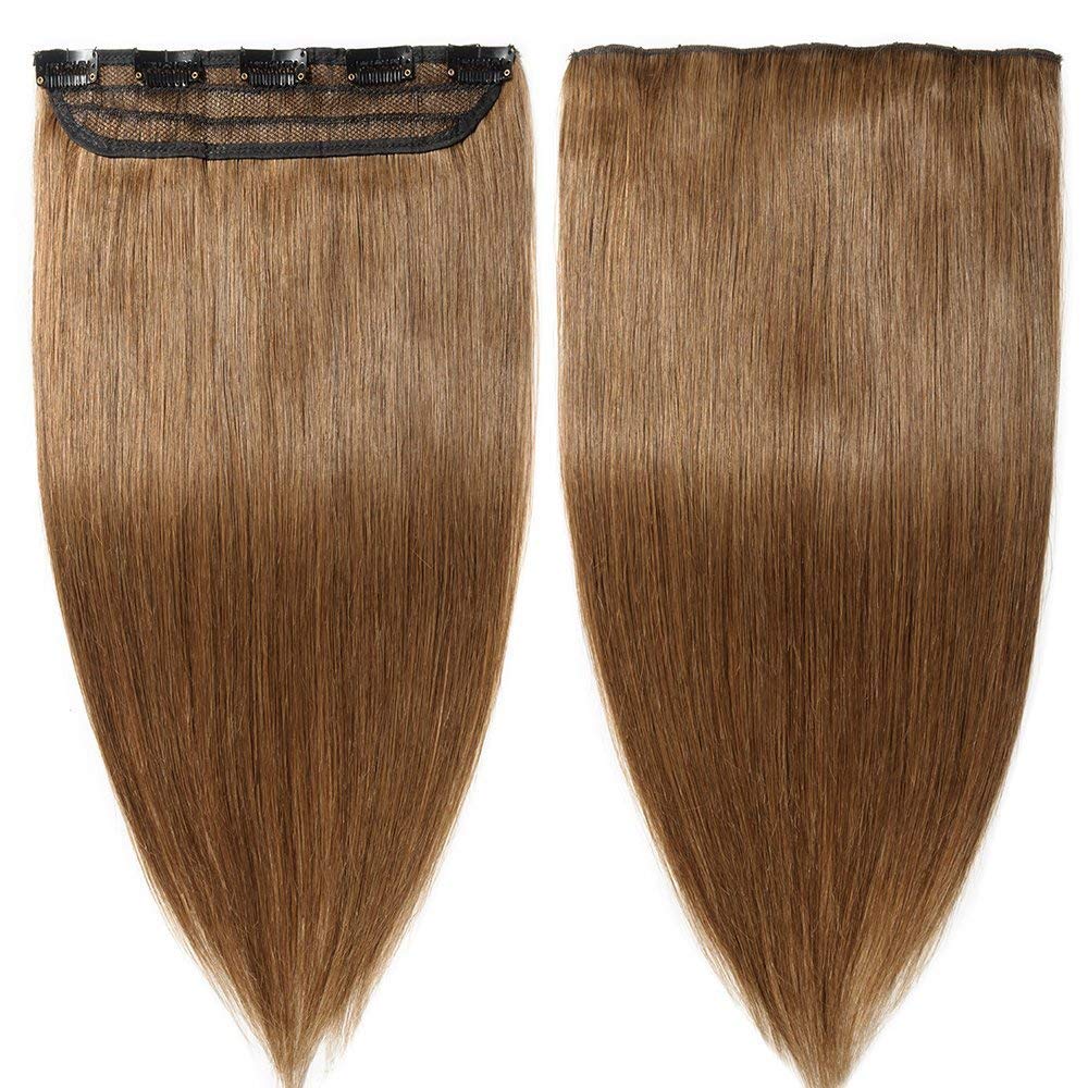 S-noilite 100% Real Human Hair Clip-in Extensions - 22