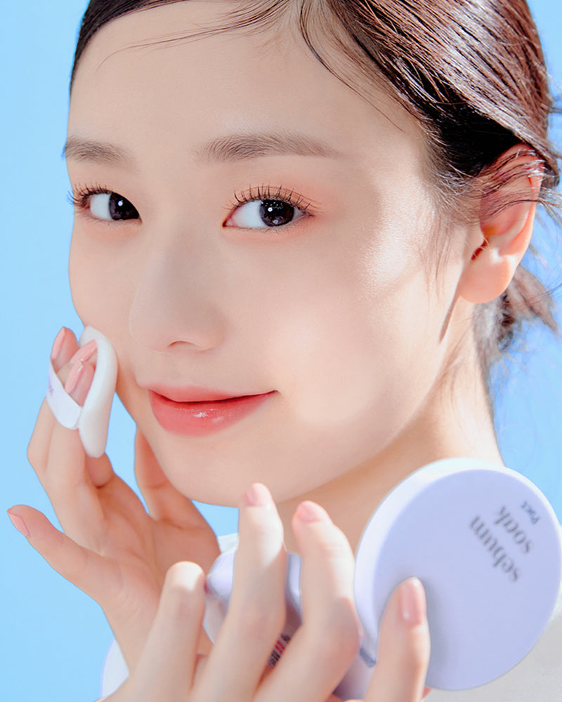 Etude Sebum Soak Pact - Oil Control & Pore Minimizing Face Powder for Oily Skin | Perfect for Daily Makeup & Touch-Ups On-The-Go