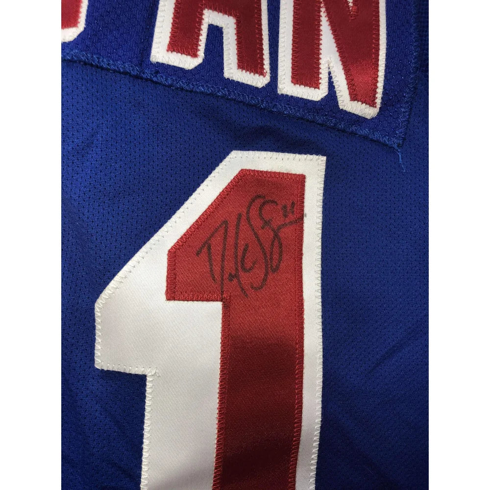 Derek Stepan Autographed New York Rangers Jersey - JSA Certified COA - Reebok Hockey Jersey - Perfect for Collectors, Fans, and Sports Memorabilia Displays