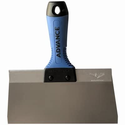 Advanced 37708 Cool Grip II 8-Inch Stainless Steel Taping Knife - Perfect for Drywall, Spackling, and DIY Home Renovation Projects