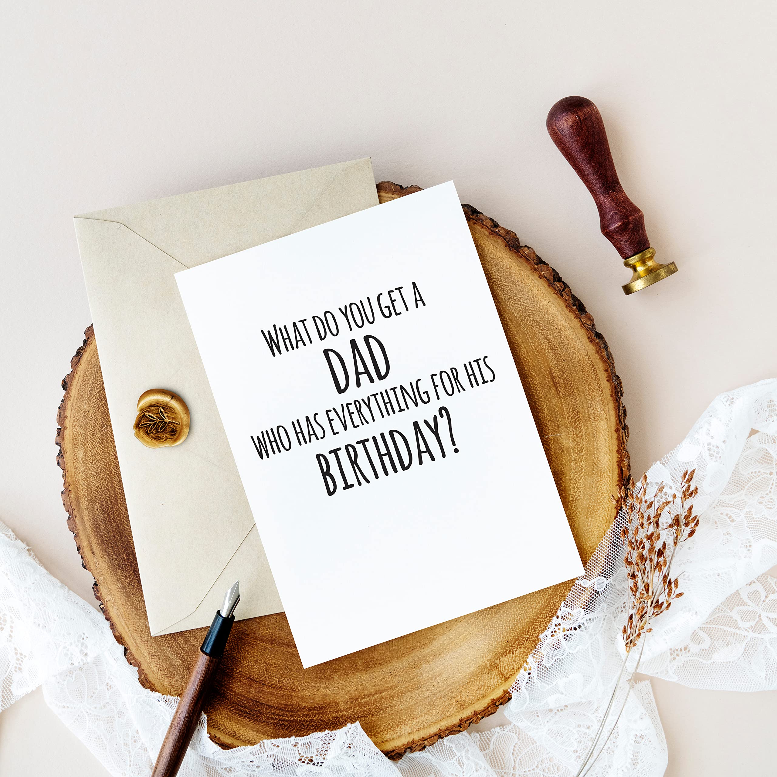 Custom Pregnancy Announcement Card for Dad & Grandpa - Unique Baby Reveal Gift from Son or Daughter | Perfect Birthday Present for Dads Who Have Everything | Great for Gender Reveals, Father's Day & Special Occasions