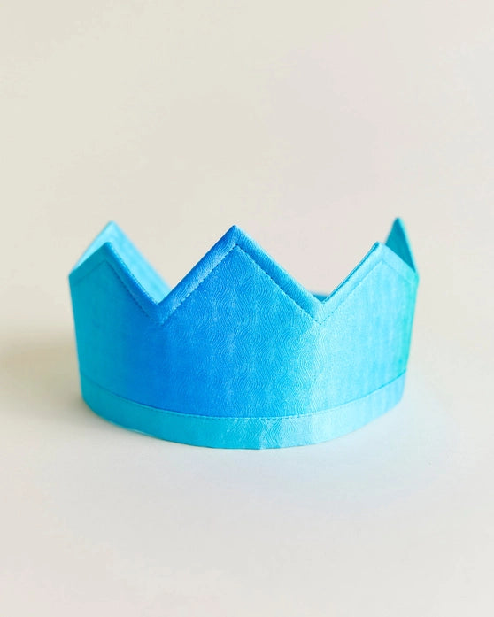 Sarah's Silks Play Crown for Kids - Handmade Silk Dress-Up Crown for Pretend Play, Princess Costume & Fantasy Role Play - Perfect for Birthday Parties, Dress-Up Games & Imaginative Play