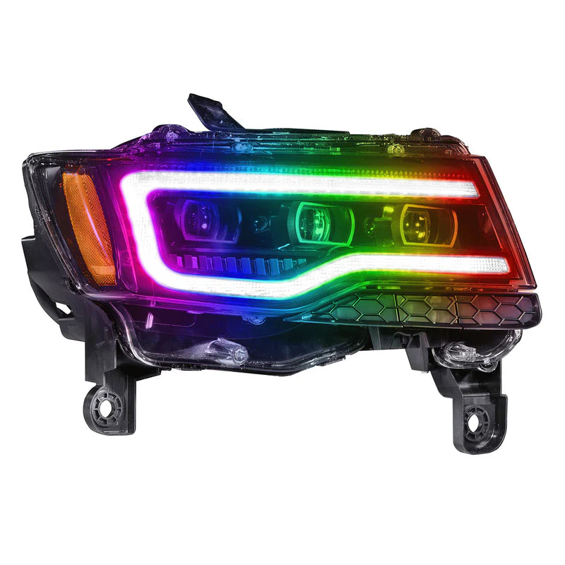 Morimoto XB LED Headlights for Jeep Grand Cherokee (2014-2021) - Multicolor Flow Series - Upgrade Your Night Driving & Off-Road Adventure