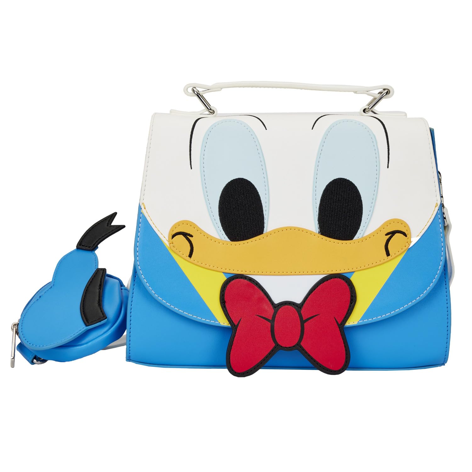 Loungefly Disney Donald Duck Cosplay Crossbody Bag - Cute & Stylish Character Purse for Disney Fans, Cosplay, and Everyday Use