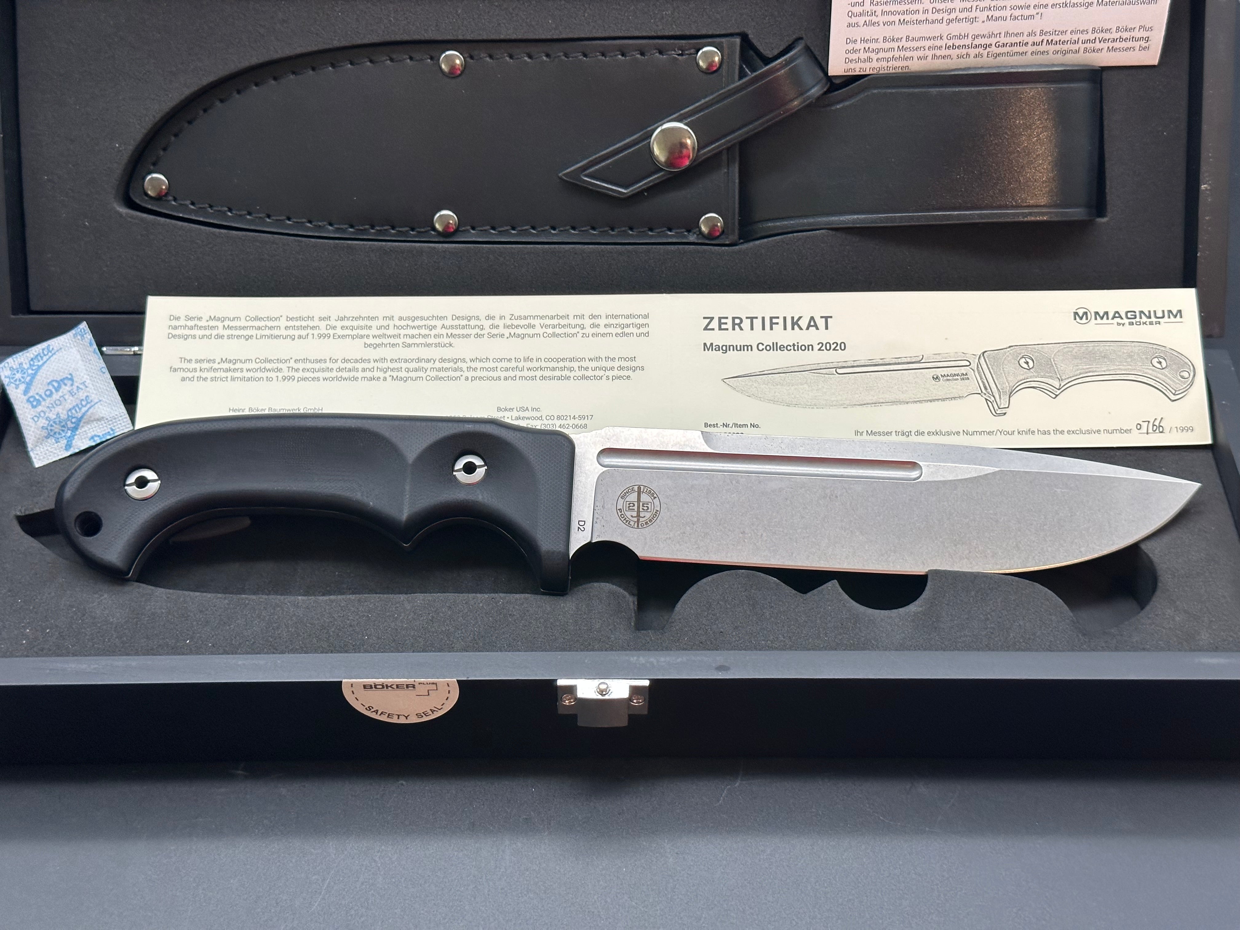Boker Magnum Pohl 2020 Collection Fixed Blade Knife - 7