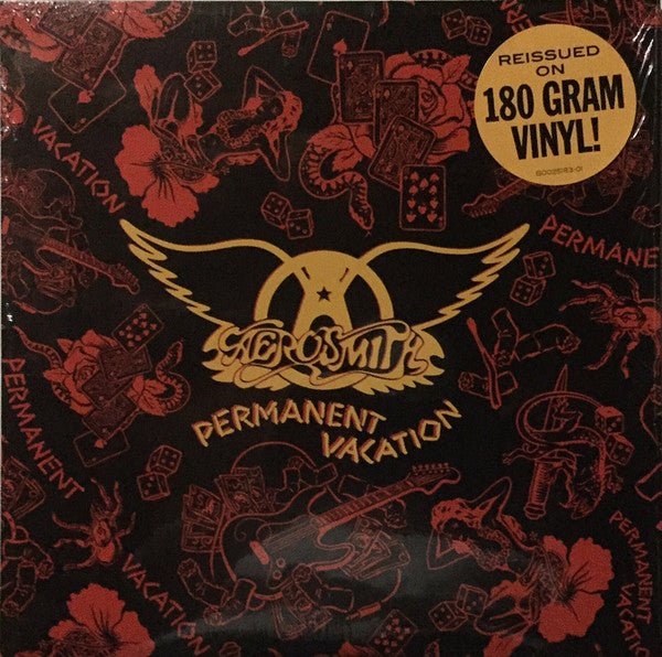Aerosmith Permanent Vacation 2016 Limited Edition 180 Gram Vinyl LP Record - Perfect for Music Collectors & Vintage Rock Lovers