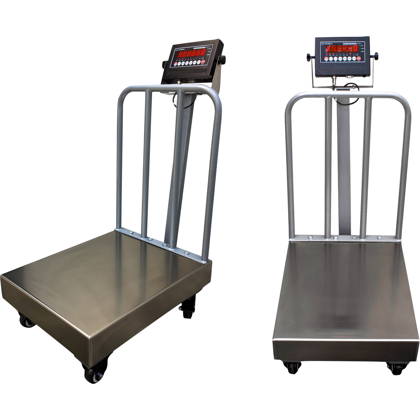 SL 915 BW NTEP Legal for Trade Bench Scale with Wheels & Backrail - Heavy-Duty Commercial Weighing for Warehouses, Shipping, and Retail