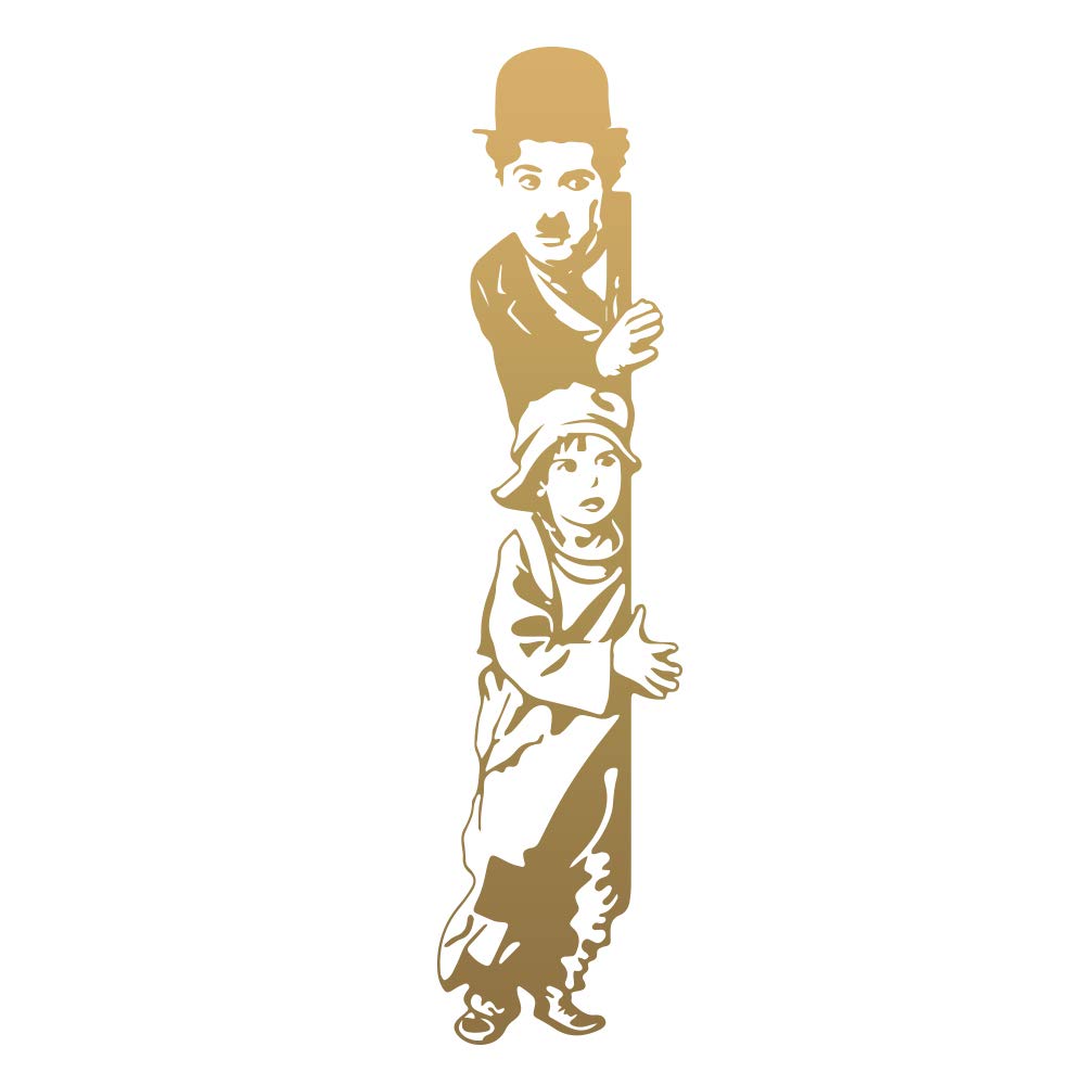 YOKIKI Chaplin & Banksy Wall Stickers - Removable Home Decor Decals for Living Room & Bedroom - Perfect for Kids Rooms, Dorm Decor & Creative Spaces