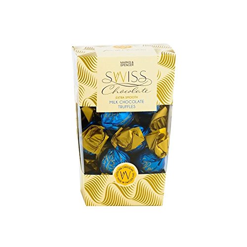 Marks & Spencer Swiss Milk Chocolate Truffles 205G (Pack of 6) - Premium Gourmet Chocolate Gift Box for Holidays, Parties & Romantic Gifts