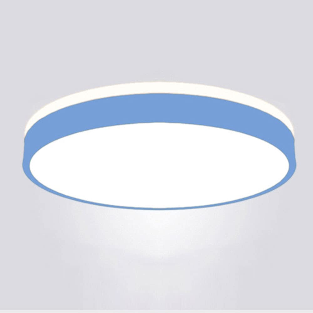 Modern LED Ceiling Light Fixture - 3 Color Temperature Adjustable, Energy Saving, Ultra-Thin Flush Mount Design for Living Room, Bedroom & Kitchen | Round Side Emitting Lighting | Minimalist Home Decor