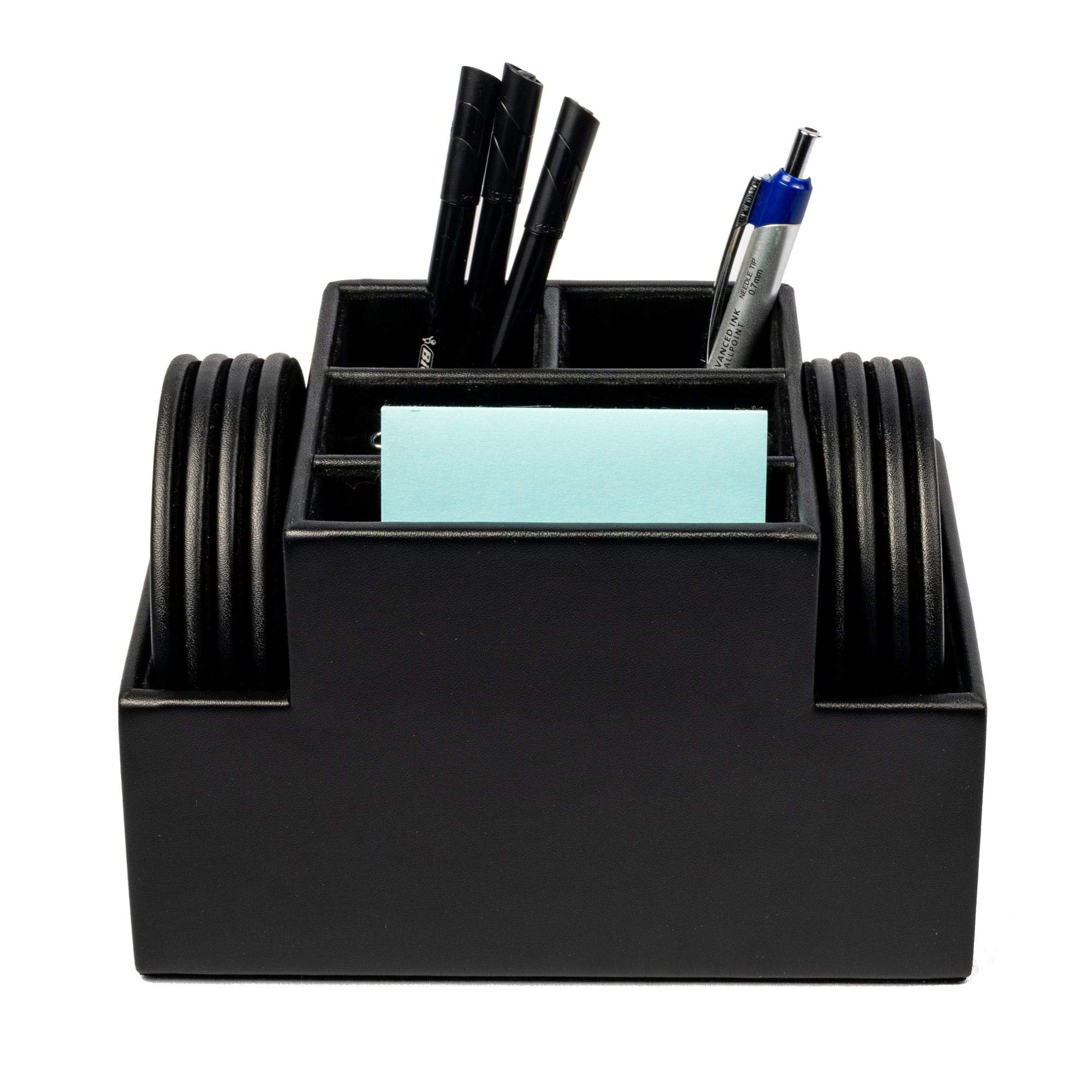 Dacasso Black Desktop Organizer - 6.8