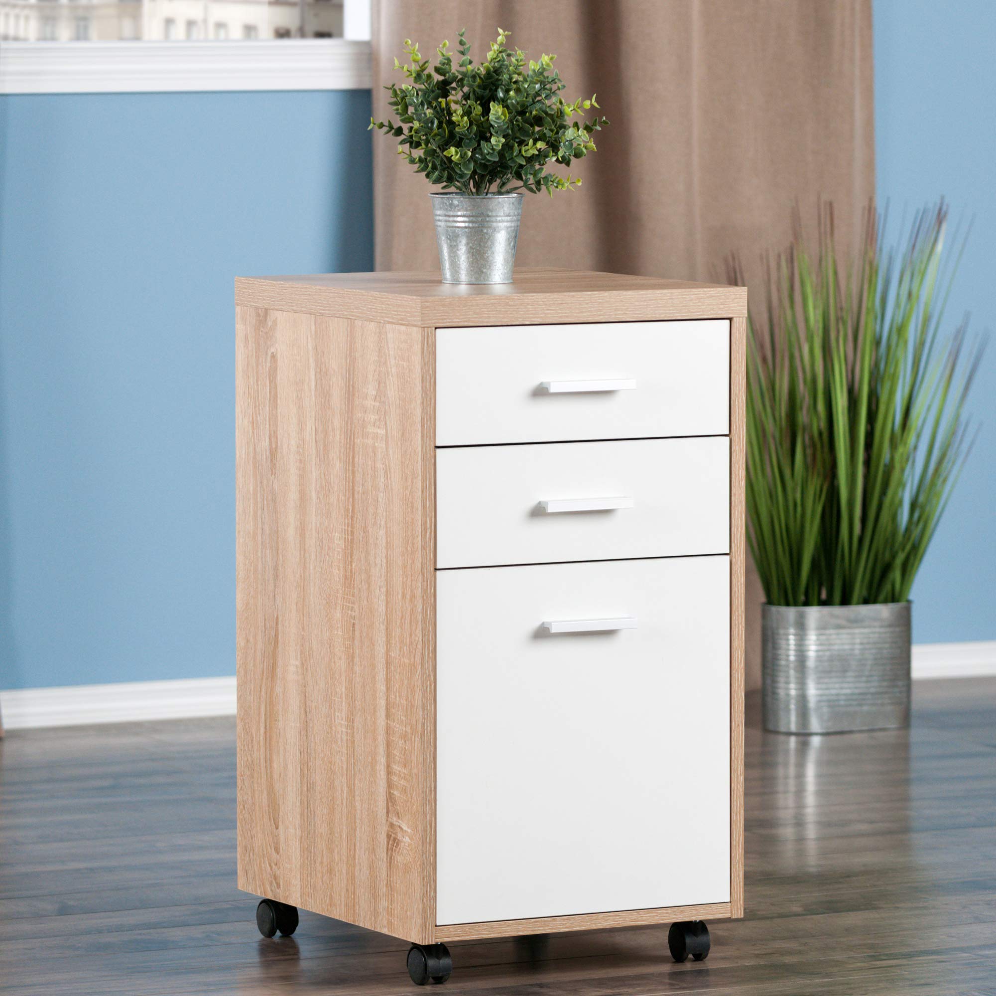 Winsome Wood Kenner Home Office Desk - Reclaimed Wood Writing Desk for Study & Work - Perfect for Home Office, Study Room & Workspace
