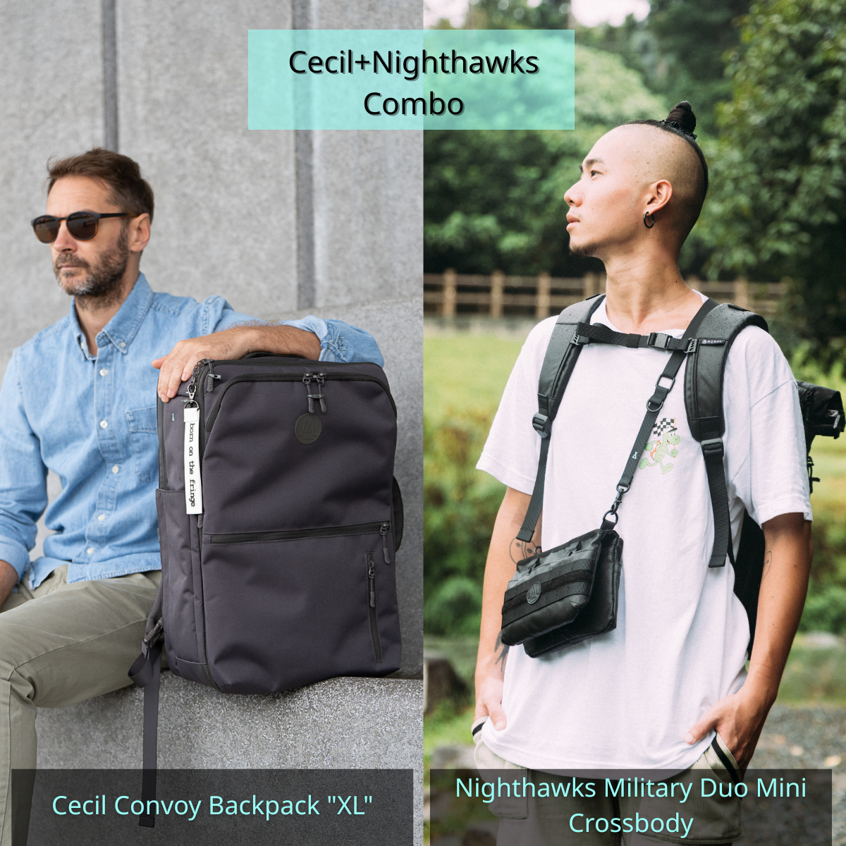 Cecil + Nighthawks Combo 2 - Premium Wireless Earbuds with Noise Cancelling | Perfect for Workouts, Commuting & Travel
