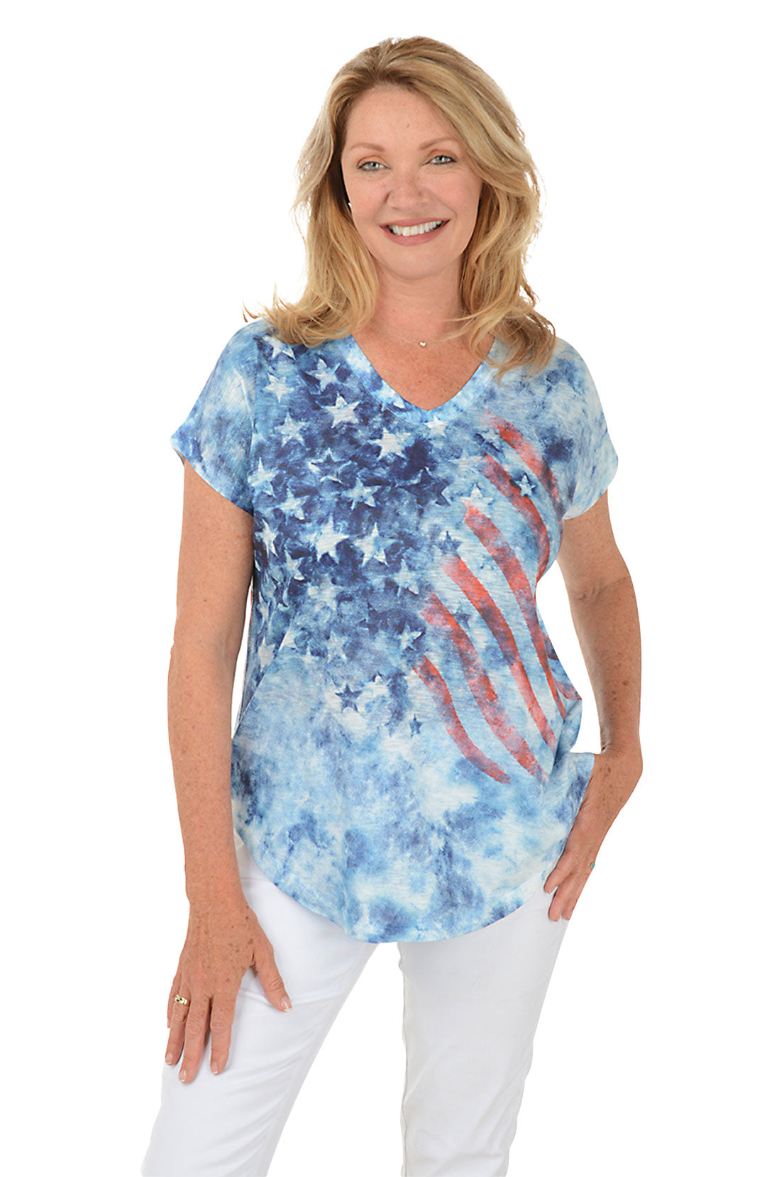 Vintage Burnout Short Sleeve Knit Top for Women - Soft Cotton Blend Casual Shirt - Perfect for Summer Outfits, Beach Wear, and Boho Fashion Styles