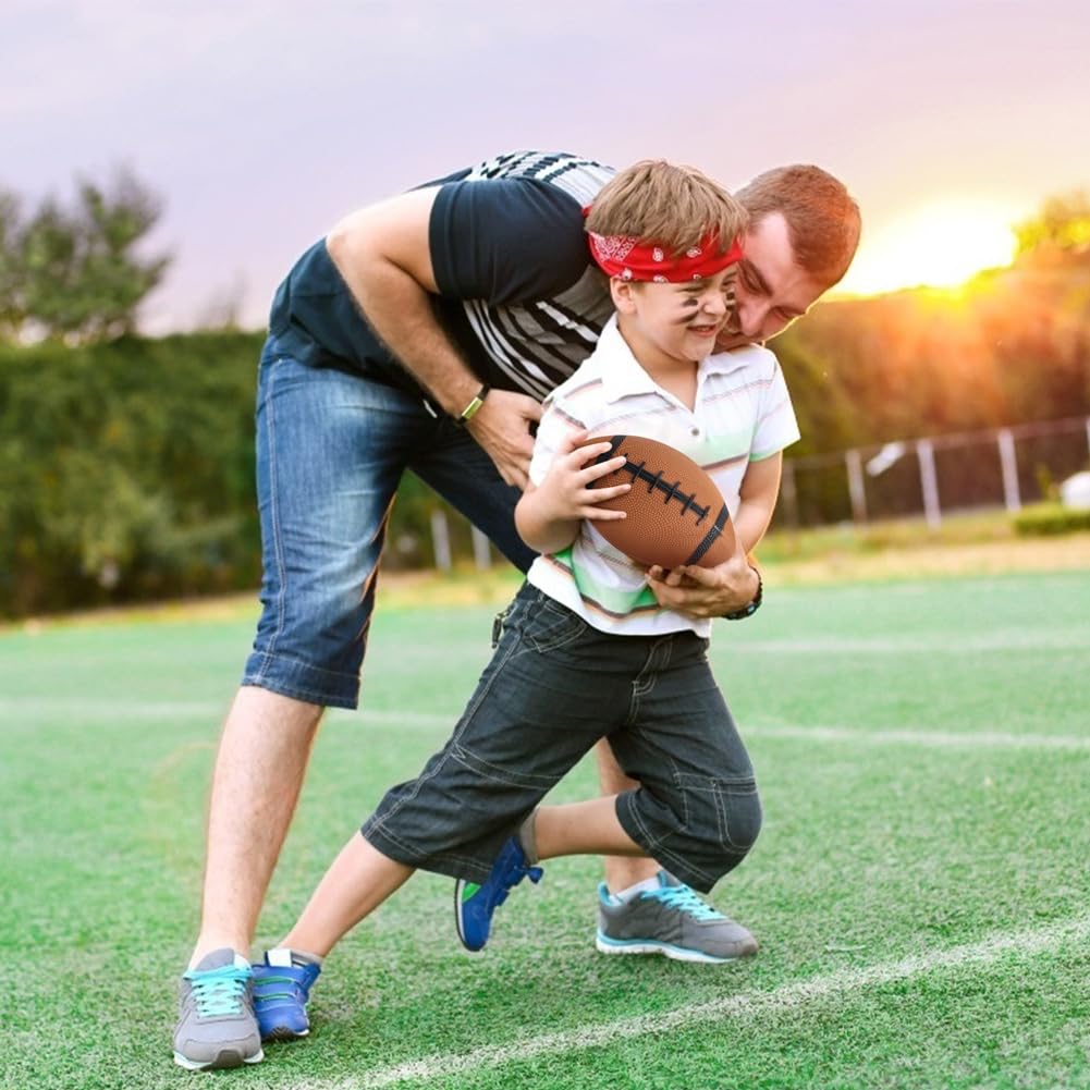6PCS Mini Inflatable Football Toys for Kids - Outdoor/Indoor Play & Party Favors