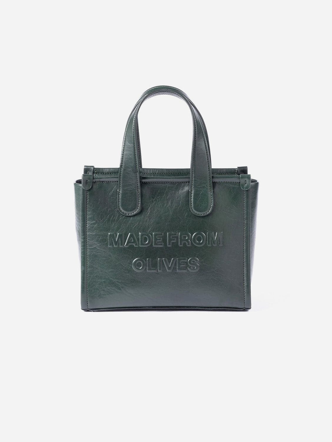 Alma M Vegan Leather Tote Bag for Women - Olive Green Crossbody Handbag - Perfect for Work, Travel & Everyday Use