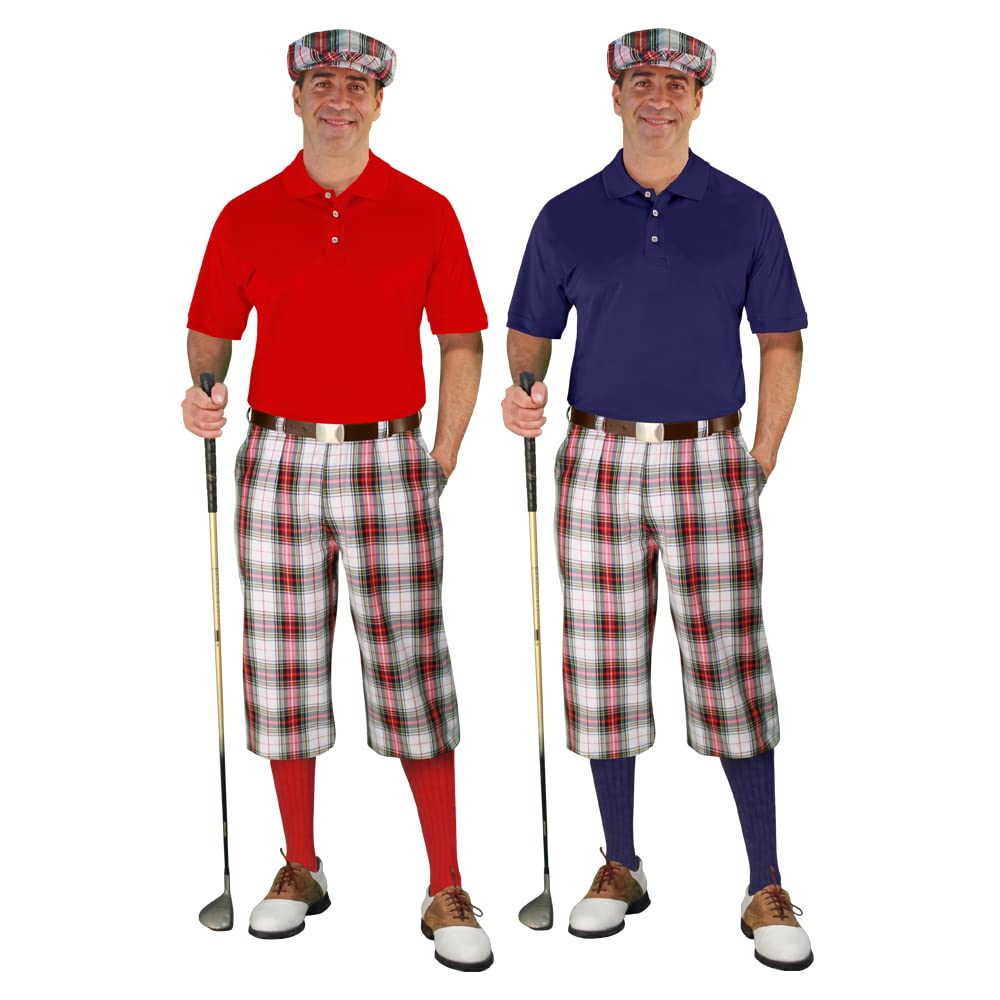 Impact Plaid Golf Outfits for Men - Stylish Stewart Dress - Perfect for Golf Tournaments, Country Club Events & Casual Wear