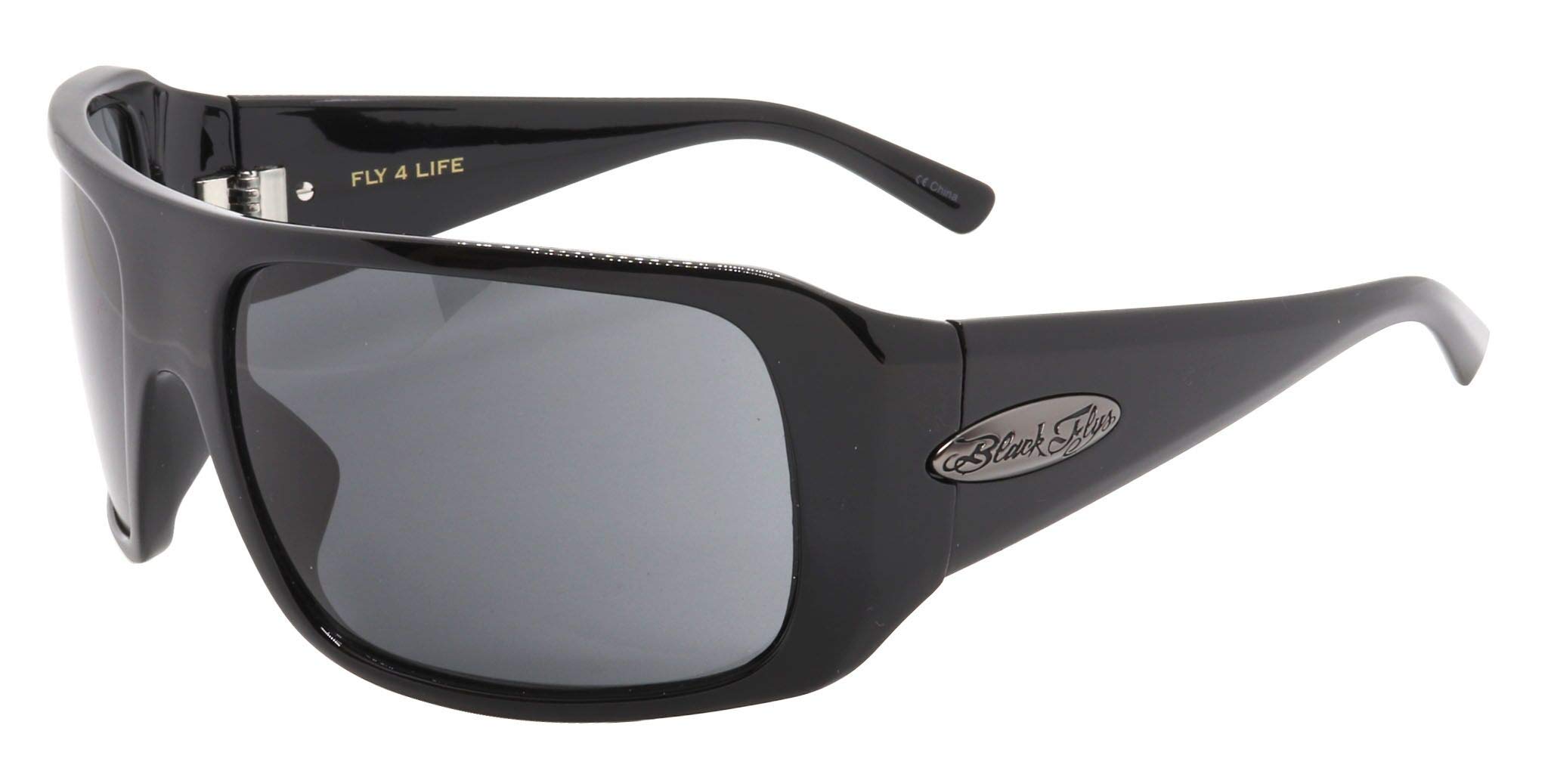 Black Flys Fly 4 Life Sunglasses - Polarized Aviator Style for Men & Women - UV Protection - Fashionable Outdoor Accessories for Driving, Beach, and Travel