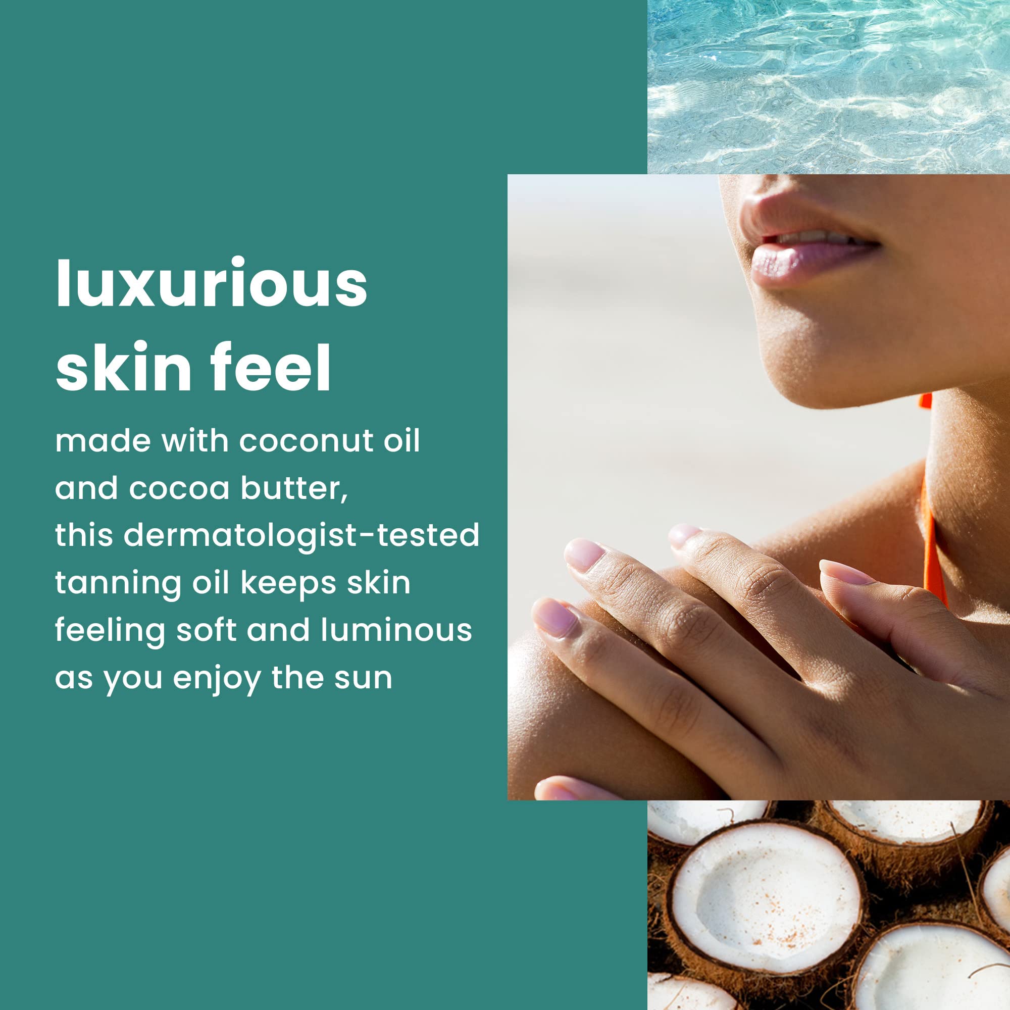 Hawaiian Tropic Dark Tanning Oil & After Sun Body Butter with Coconut Oil Twin Pack - 8oz Each | Sun Care for Beach, Pool & Vacation | Hydrating Moisturizer for Smooth Skin