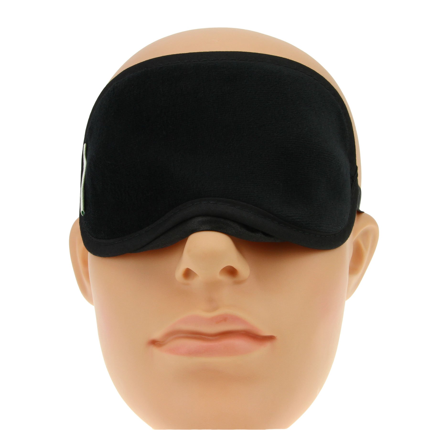 Fakeface Lightweight Velvet Satin Sleep Mask for Travel & Napping - Adjustable Elastic Strap for Comfort | Perfect for Airplanes, Office, and Home Use