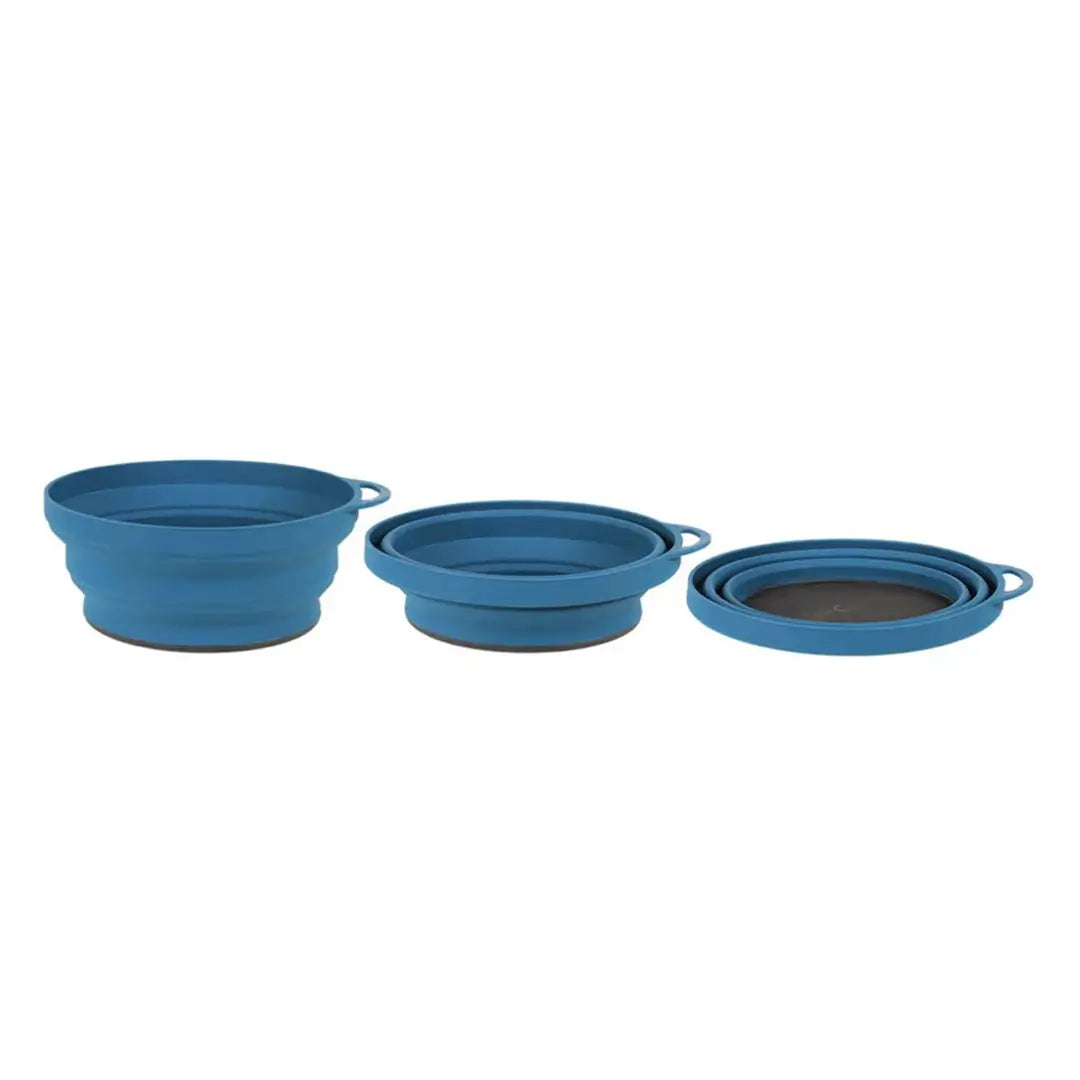 Lifeventure Ellipse Collapsible Bowls - Lightweight Camping Bowls for Backpacking, Hiking & Travel | Compact, Durable & Space-Saving Outdoor Dinnerware