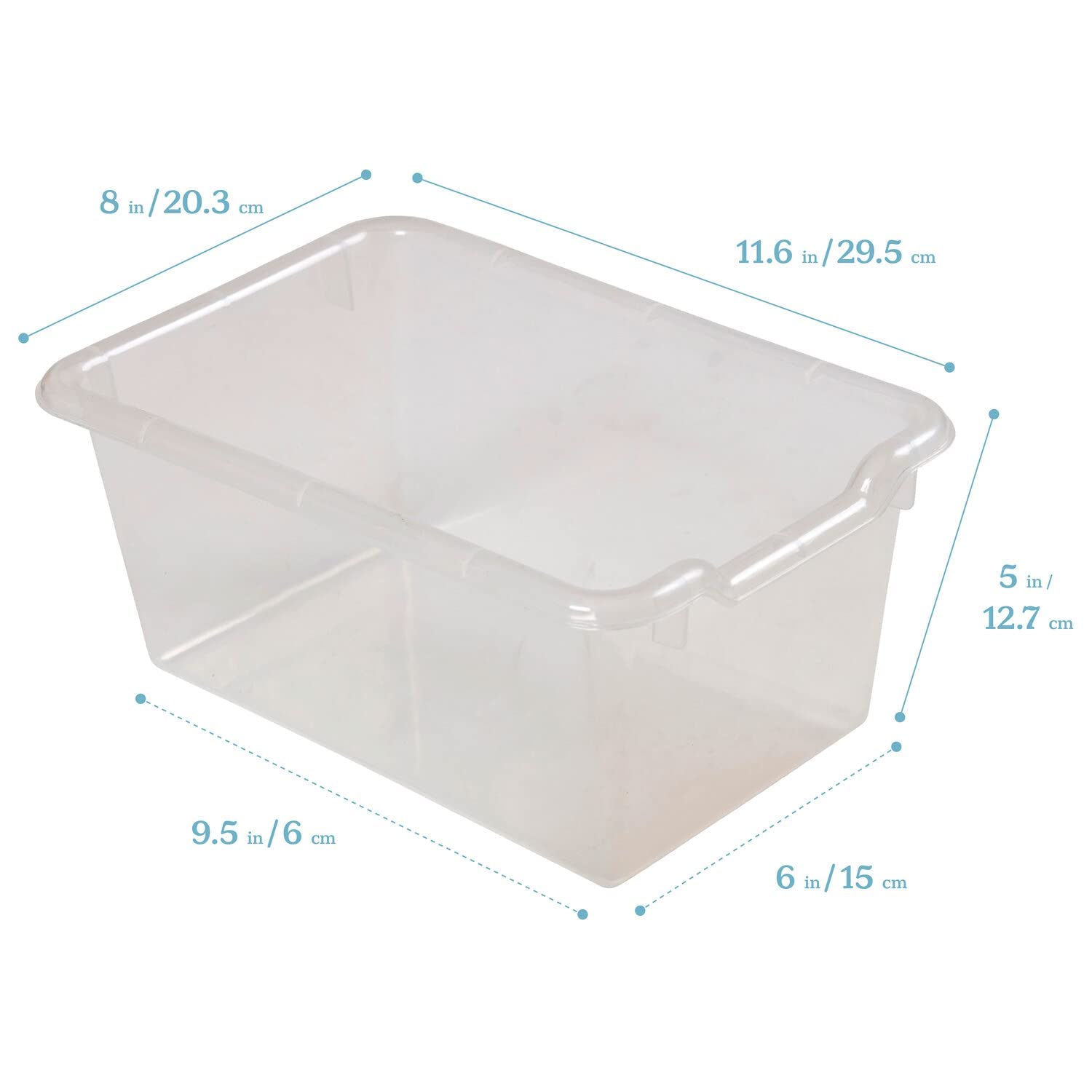 ECR4Kids 12-Cubby Mobile Storage Cabinet with 10 Scoop Front Bins - Classroom Organization, Daycare Storage, Kids Toy Organizer for Playroom & Homeschool