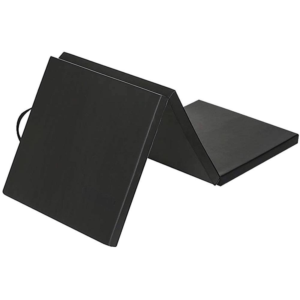 Premium 1.8m x 60cm x 5cm Folding Exercise Mat - Non-Slip Yoga & Home Gym Floor Mat for Workouts, Stretching, and Fitness Training