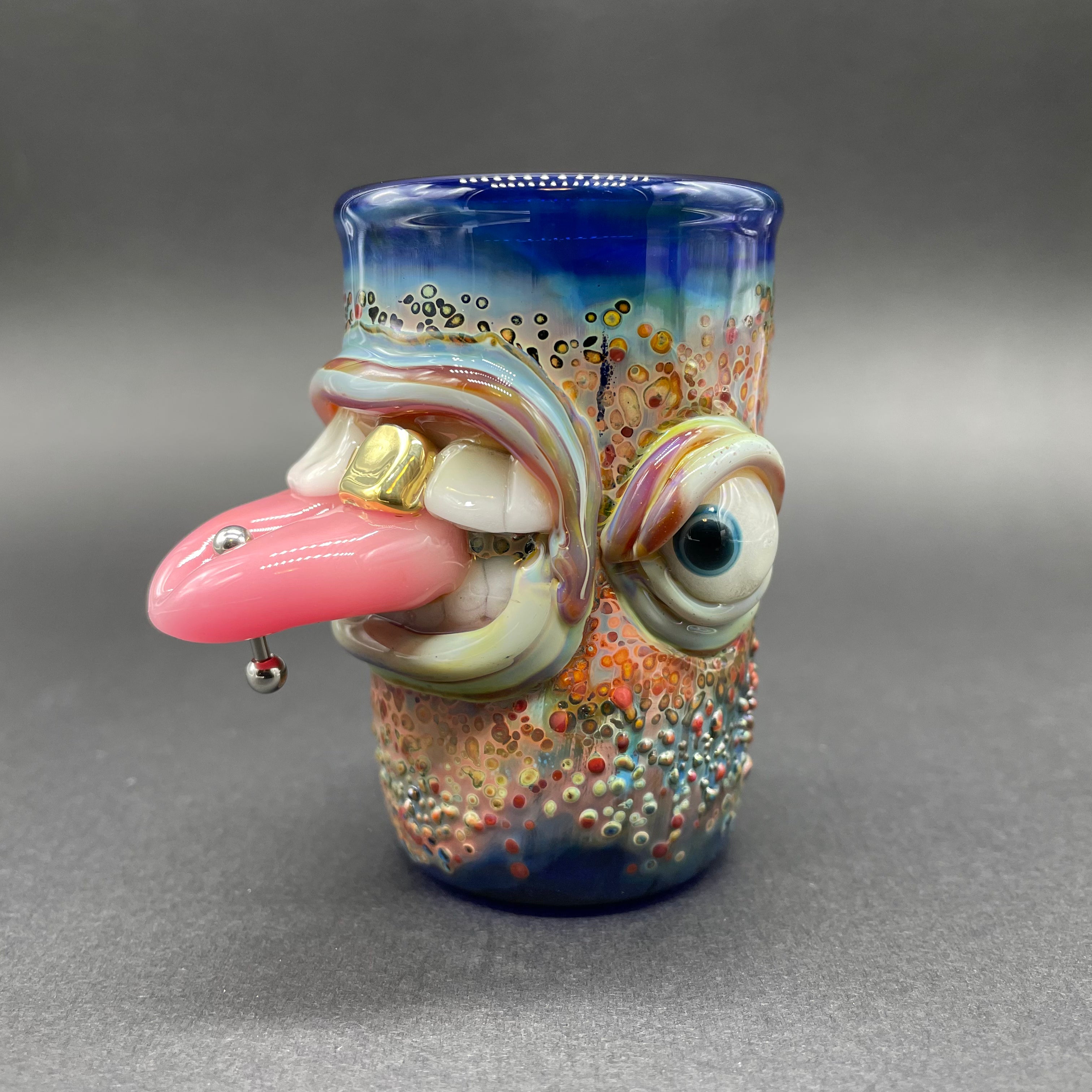 Stainless Steel Pierced Tongue Shot Glass - Unique Body Jewelry & Party Drinking Cup for Shots, Cocktails, and Body Piercing Enthusiasts
