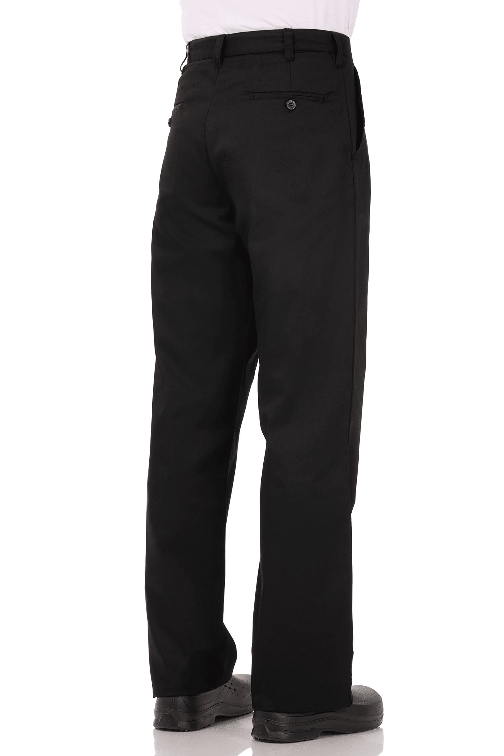 Chef Works Men's Basic Chef Pants - Professional Kitchen Work Pants for Cooking, Baking & Restaurant Staff - Comfortable & Durable Workwear for Chefs