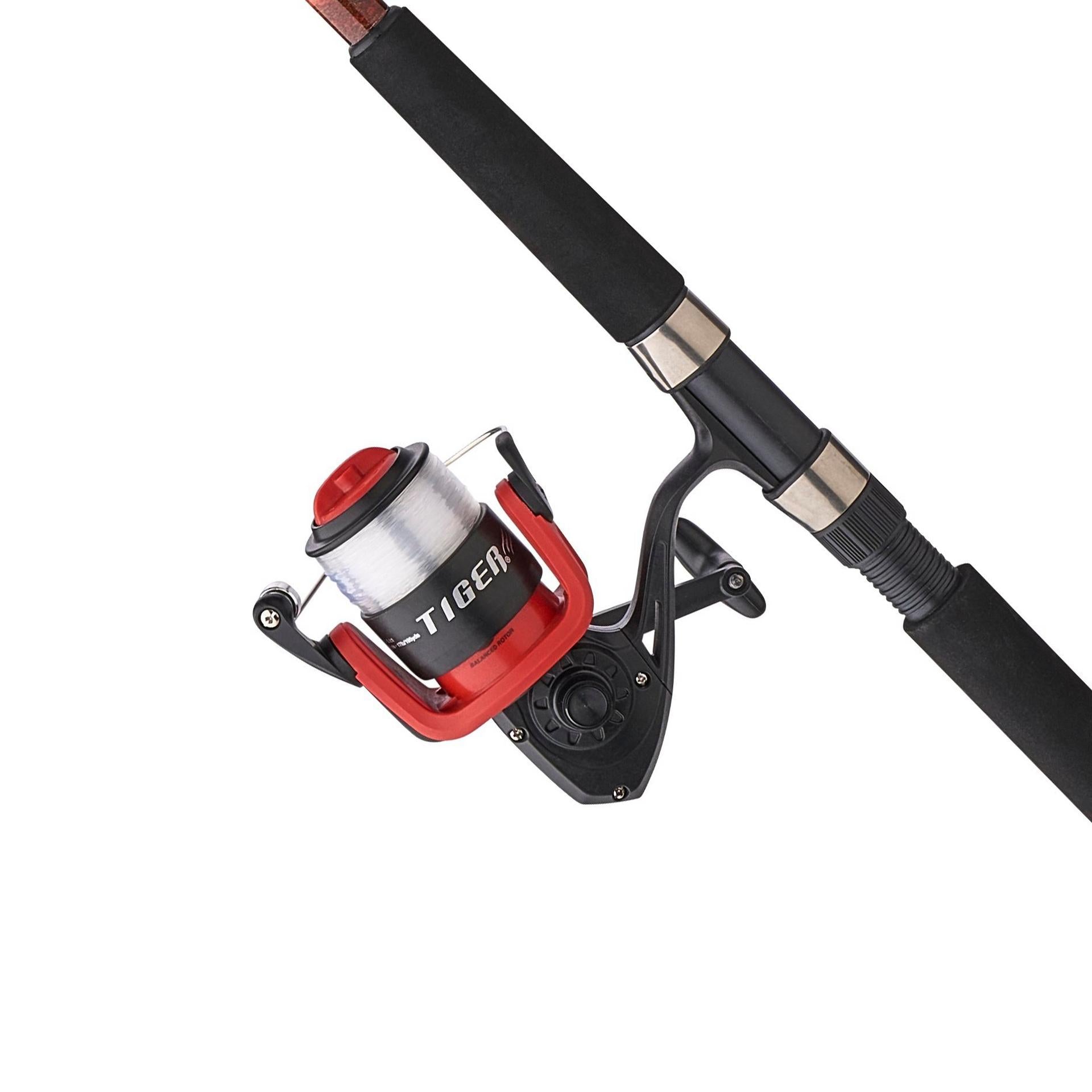 Tiger® Spinning Catfish Fishing Rod and Reel Combo - Mossy Oak Camouflage - Perfect for Freshwater Fishing and Outdoor Adventures